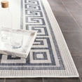 thumbnail image 3 of SAFAVIEH Martha Stewart Sini Indoor Bordered Indoor/Outdoor Area Rug, Silver/Grey, 6'7" x 9', 3 of 8