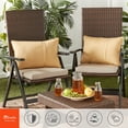 thumbnail image 5 of Sunbrella Outdoor Square Chair Pad (2-Pack), Cast Ash, 5 of 6