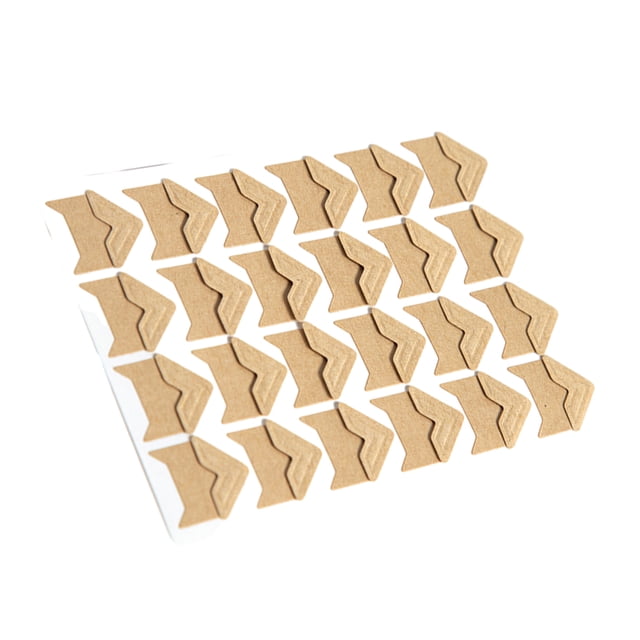 Transemion 24pcs Paper Durable And Tear-resistant Corner Stickers For Photo Album Easy To Replace Durability yellow