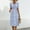 White, variant on HOMBOM Dresses for Women Black 2024 Long A-Line 2024 Vacation Floral V-Neck Short Sleeve Dresses M
