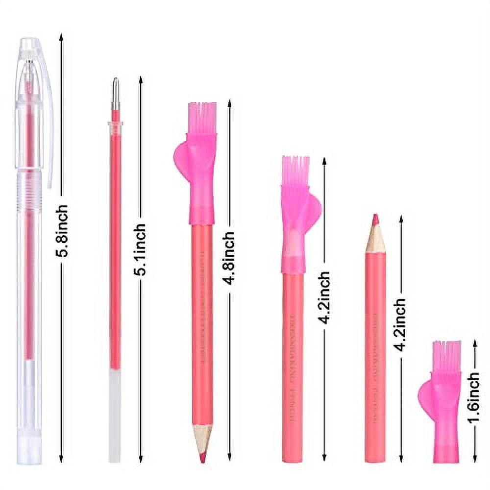 Sewing Chalk Erasable Tailor Fabric Pens For Quilting Marking Marking  Sewing Fabric Pencils With Dosing Wheel Technology - AliExpress
