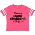 thumbnail image 3 of Inktastic I Love My Great Grandma with Hearts Boys or Girls Toddler T-Shirt, 3 of 5