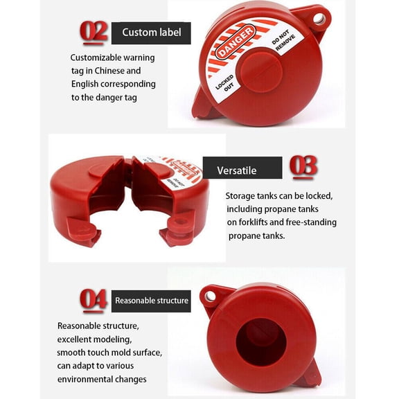 Valve Padlock Faucet Lock Outdoor Replace Parts Replacement Single/double Hole Cylinder Tank Garden Lockout Standard Universal