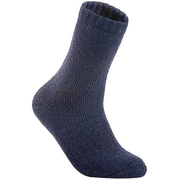 Lian LifeStyle Ultralight Men's 1 Pair Wool Crew Socks Sweat Absorbent- Great Activewear For Fun Sports, all Season & Weather Size 6-9Blue