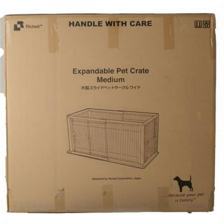 UPC: 0803840949214 | Richell 94921 Expandable Pet Crate with Floor Tray