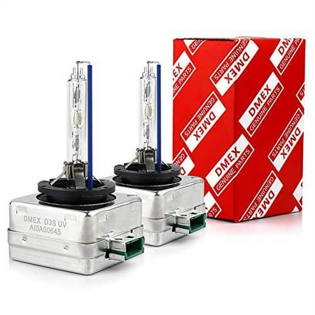DMEX D3S Xenon HID Headlight Bulbs 8000K White Blue 35W 66340 42403 42302 Replacement - Pack of 2