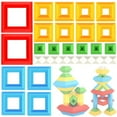 thumbnail image 1 of 30Pcs Pyramid Building Blocks Set Montessori Construction Toy, 1 of 8