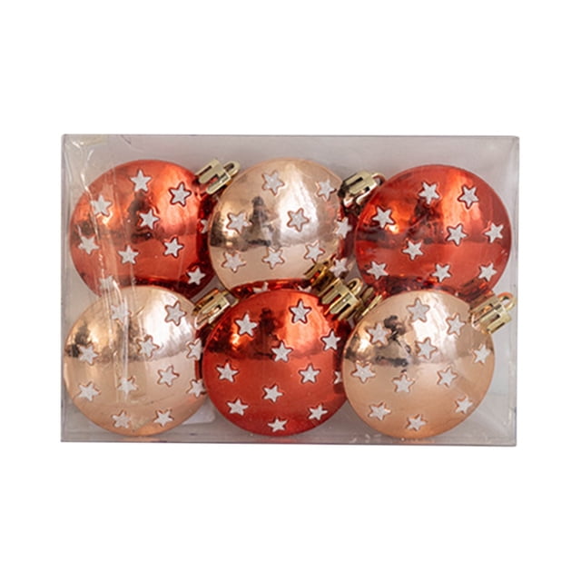 Promotion Sale! Christmas Decorations Christmas Ball Shaped Ball Christmas Tree Decoration Hanging Decoration Window Decoration Arrangement Christmas Decorations Light Luxury Decoration