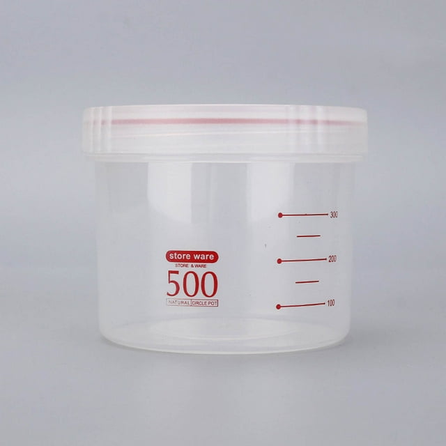 Recipientes de plástico herméticos para almacenamiento de alimentos - Juego de 3 piezas (500ML, 800ML, 1050ML) • Organización apilable de cocina y frigorífico • Sin BPA