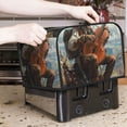 thumbnail image 7 of Lsque Western Guitar Cowboy Print 4 Slice Toaster Cover , Kitchen Appliance Dustproof Protector , Toaster Protector Dustproof Kitchen Appliance Cover, 7 of 7