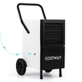thumbnail image 1 of Costway 189-Pint Dehumidifier with Built-in Pump, Drain Hose & Wheels White + Black 7500 Sq. ft Coverage Area, 1 of 10