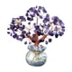 thumbnail image 2 of Decoración personalizada del dinero de cristal Piedras Feng Shui Alambre Adorno de dad Estante de base púrpura Macarena Árbol del dinero, 2 of 8