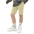 thumbnail image 3 of Tranfacy Toddler Girls 2-13 Years Summer Shorts Stretchy Slim Mid Length Half Pants, 3 of 5