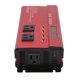 thumbnail image 1 of Inversor de corriente para coche Bling Bling 700W 12V/24V a CA 110V 3 enchufes 4 puertos USB, 1 of 12