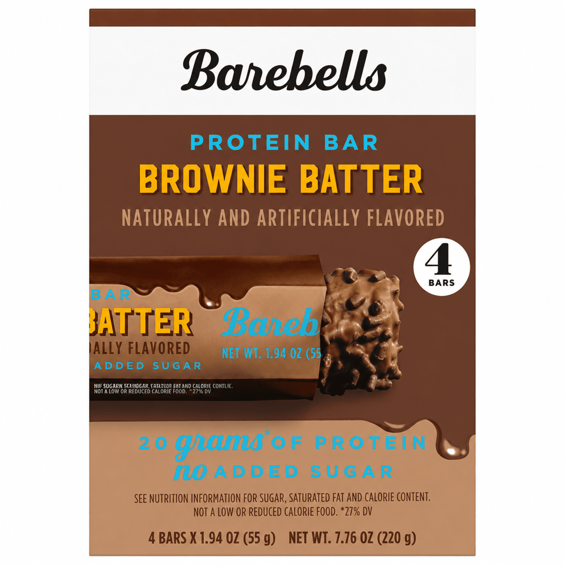 Barebells Bars Brownie Batter 4-pack