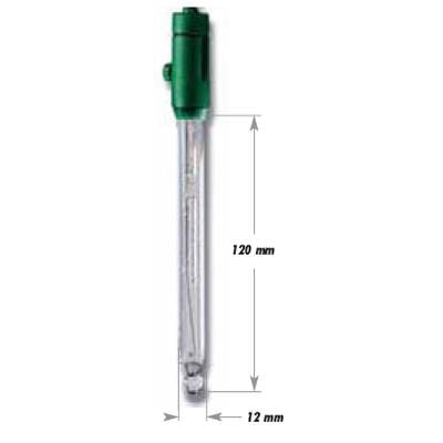 Hanna Instruments Combination (Hanna (HI1131B) Laboratory combination pH electrode with ceramic junction for beer, laboratory general)