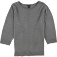 thumbnail image 1 of Karen Scott Luxsoft suéter para mujer, gris, 3X, 1 of 1