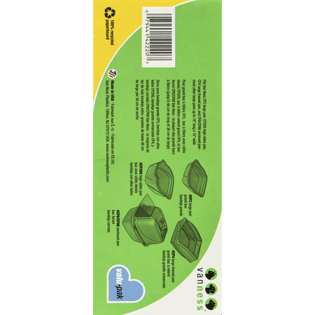 Van Ness, Cat Litter Box Liners With Drawstring, Large, 20 count