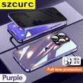 thumbnail image 3 of For iPhone 14 Pro max phone Case. NEW 360° Protection revent the peep Magnetic Adsorption Glass iPhon 15 14 pro 14plus cover bag, 3 of 5