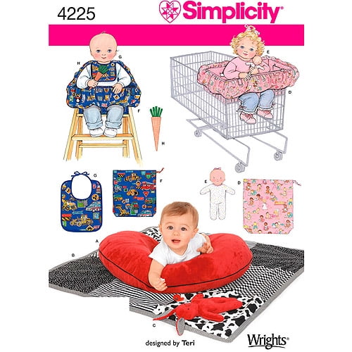Simplicity Baby Accessories Pattern, 1 Each