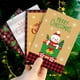 thumbnail image 3 of Tarjetas de Feliz Navidad, tarjetas de felicitación para vacaciones con sobres, 6 diseños surtidos, tarjetas de Feliz Navidad con pegatinas de sello para, 3 of 4