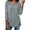 Gray, variant on hotojiny Oversized Tshirts for Women Crewneck Curved Hem Tunic Tees Long Sleeve Loose Basic Tops Fall Pullover(White,X-Large)