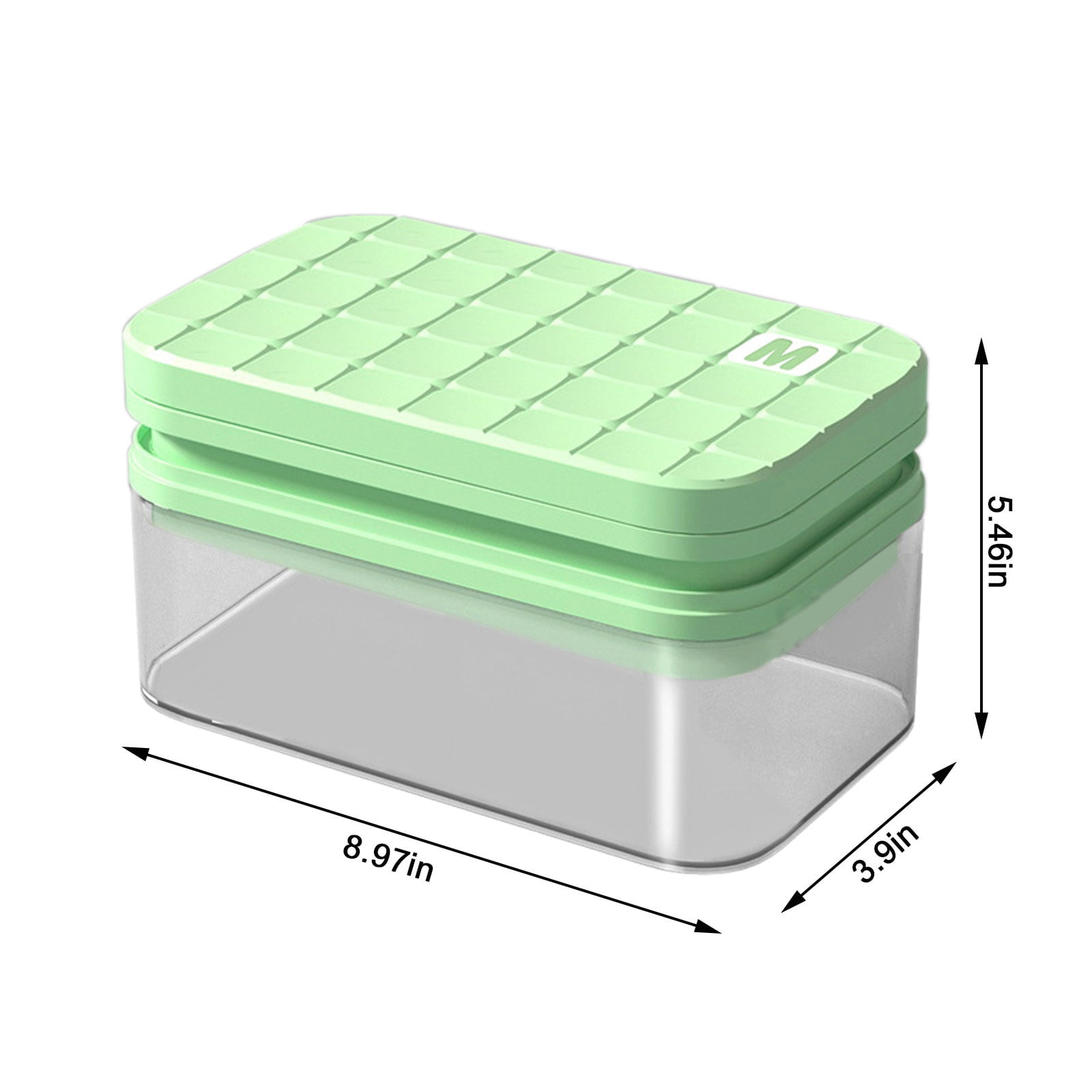 LSLJS Kitchen GadGets Ice Block Tray, 28 Press-Type Ice Trays, Homemade Ice Ball Chilly Ice Block Molds, Easy Press Out Pattern Flexible Ice Block Molds, Suitable For Freezers, Easy for Kitchen Home