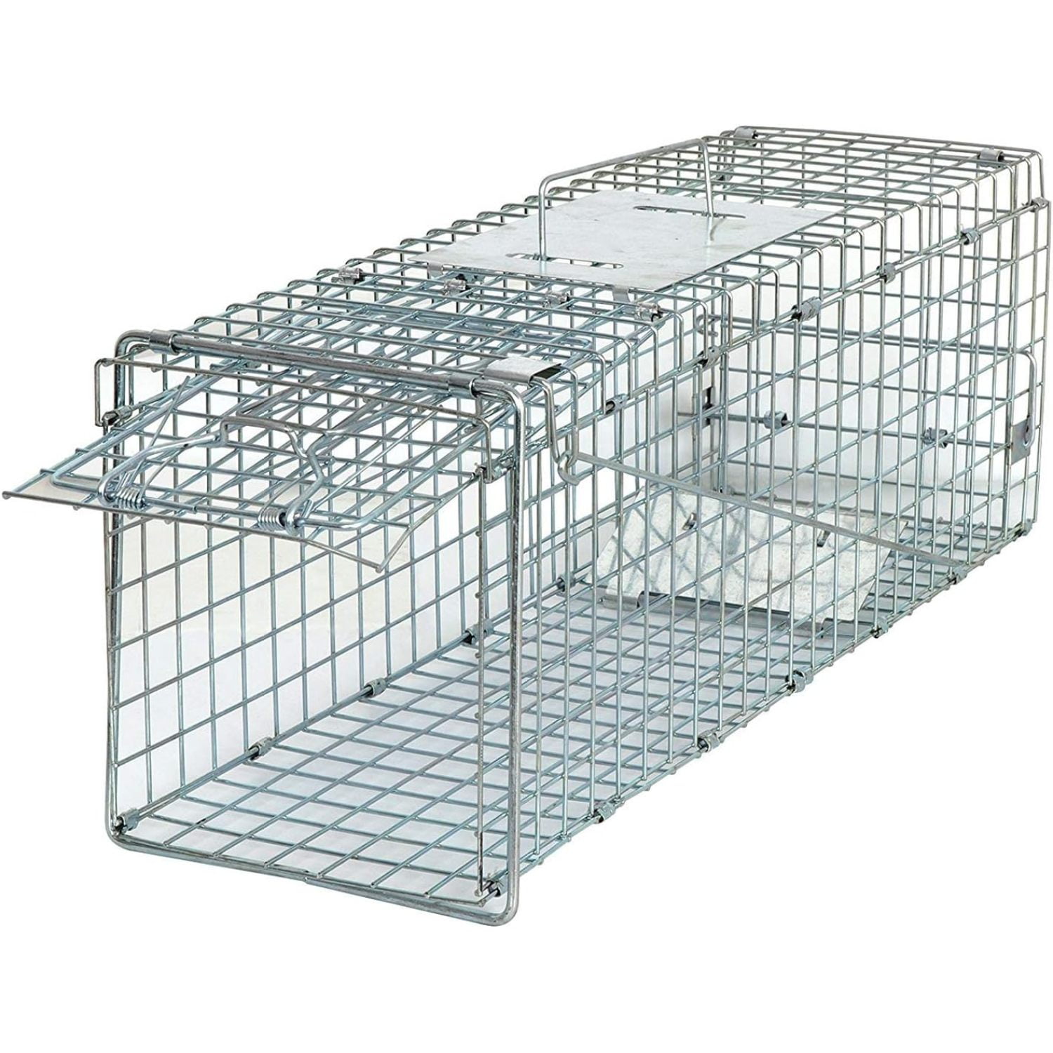 Bilot 24'' Long Live Animal Trap Steel Cage Catch and Release One Door