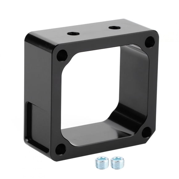 Calentador de rejilla de admisión de coche, accesorio espaciador de eliminación apto para Dodge RAM Cummins 5.9L 98-07, negro Jadeshay A