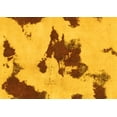 thumbnail image 1 of Ahgly Company Indoor Rectangle Abstract Yellow Modern Area Rugs, 4' x 6', 1 of 4