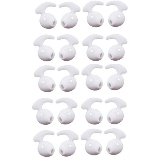 Tiehnom 20 Piece (10 Pair) Samsung Earbud Ear Hooks Covers Silicone