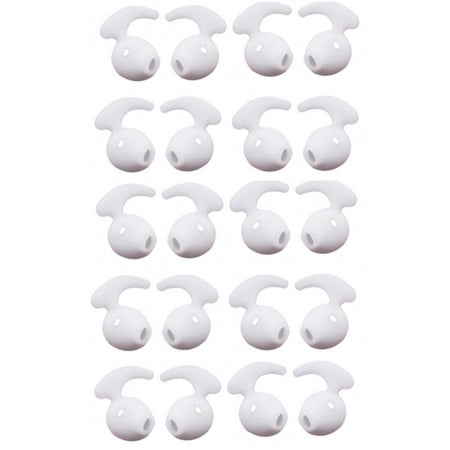 Tiehnom 20 Piece (10 Pair) Samsung Earbud Ear Hooks Covers Silicone Tips Replacement Ear Gels Buds for Samsung Galaxy S7/S7 Edge /S6/S6 Edge Earbuds
