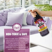 Natures Mace Bed Bug Killer 16oz Ready-to-Use Spray | Works on Bed Bugs, Lice, Fleas, and Dust Mites