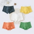 thumbnail image 6 of Esaierr 2-14Years Boys Boxer Briefs Underwear 5Pcs Cotton Soft Solid Color Boxer Shorts Panties Boyshorts for Teen Kids Toddler Baby, 6 of 7