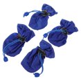 thumbnail image 2 of 4 piezas de botas impermeables antideslizantes para perros Botines para mascotas de todas las estaciones para perros pequeños a medianos talla L (azul), 2 of 5