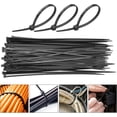 thumbnail image 4 of 100PCS Black Nylon Cable Ties 200mm×4.8mm Multi-Purpose For Home Storage, Outdoor Cable Management, Fencing, Hanging Items, Etc., 4 of 7