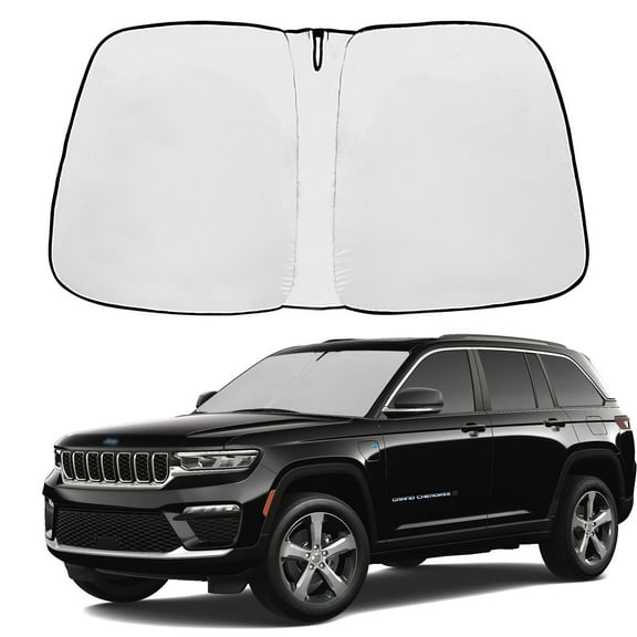 Custom Fit 2014-2024 Jeep Grand Cherokee Front Windshield Sun Shade Covers