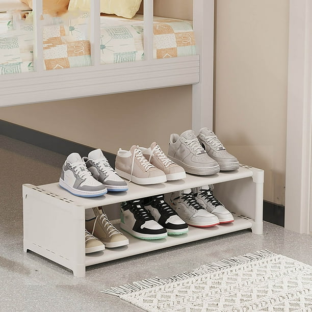 Zapatero para armario, dormitorio, zapatero, fácil almacenamiento, cama, artefacto de almacenamiento, multicapa, hogar, mesa inferior, pequeño, estrecho, zapatero