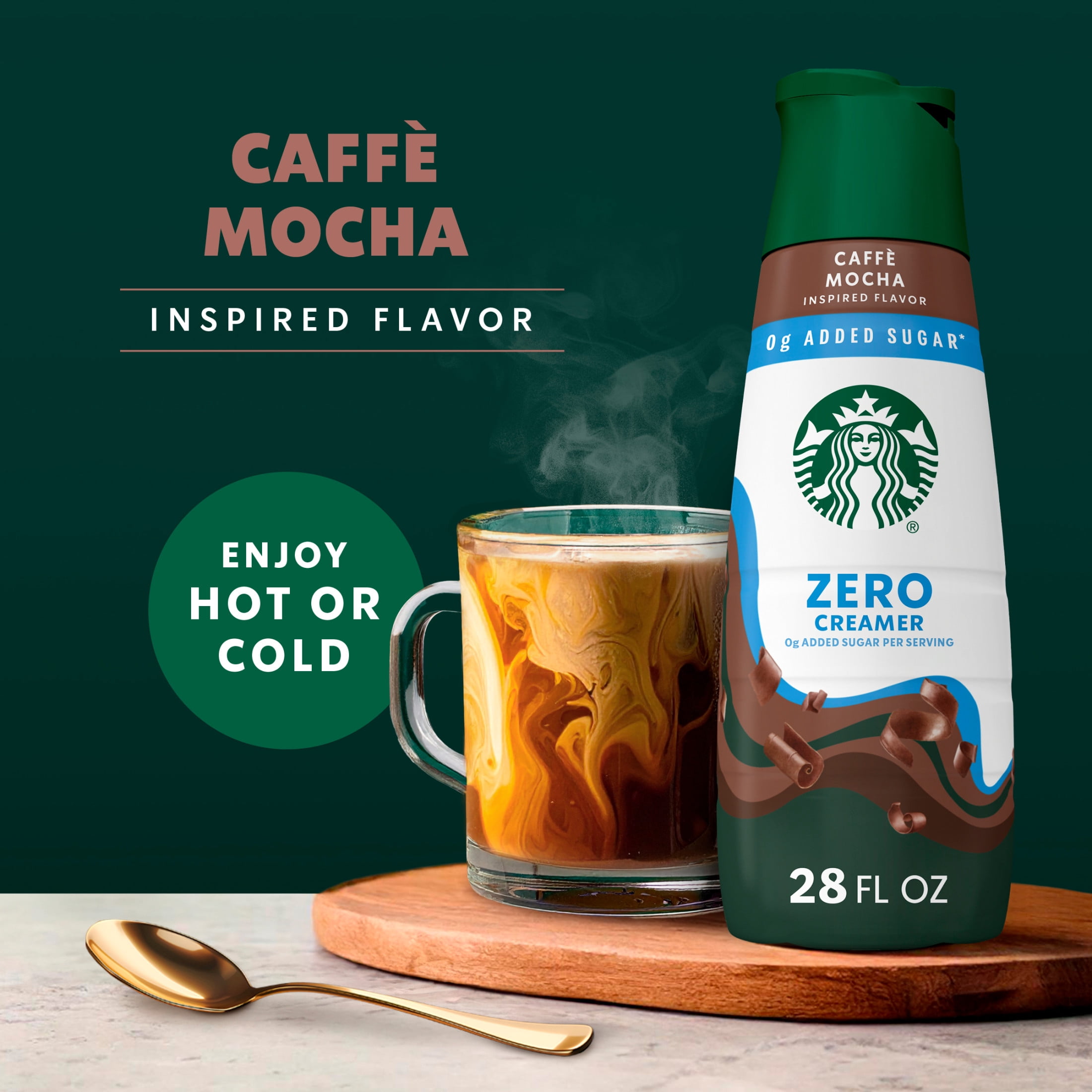 Starbucks Café Mocha Inspired Zero Creamer, 28 fl. oz. Bottle 28 fl oz