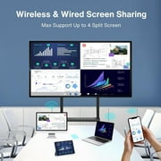 JYXOIHUB Smart Board 4K Video Conference Touch Interactive Board 55 All-in-One Wireless Collaboration Display for Classroom Office(Include Wall Mount)