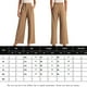 thumbnail image 2 of Pantalones Pantalones elegantes para mujer Pantalones casuales de verano Bolsillos Traje de trabajo de oficina (Caqui L) Cgtredaw Caqui T L para Mujer, 2 of 8