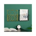 thumbnail image 5 of nipocaio Wall Mounted Magazine Rack, Metal Magazine Rack, Newspaper Rack Newspaper Bin Wall Mounted Magazine Rack, Magazine Rack Newspaper Storage Organizer Metal Wire Black Decoration, 5 of 5