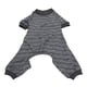 thumbnail image 3 of Pijamas para perros a rayas, elegante, lindo, de verano, fino, suave, elástico, 4 patas, mono para cachorros para perros, gatos, mascotas, L, 3 of 12