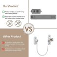thumbnail image 4 of Child Proof Window Lock, Window Restrictor, Easy to Install and Use, 3M VHB Adhesive, No Tools or Drilling, Easy to Remove (Gray), 4 of 4