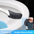 thumbnail image 3 of TidyBliss Silicone RV Toilet Brush and Holder Set for Camper (White), 3 of 8
