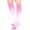 Pink, variant on Luxsea Women's Open Toe Sheer Graduated Compression Socks Firm Pressure Medical Quality Ladies Knee High Toeless Support Stockings Circulation Hose