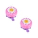 thumbnail image 5 of FELTECHELECTR timbres para bicicleta para niños, diseño de crisantemo, color rosa y morado., 5 of 7