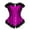 Purple, variant on Corset Top for Women's Christmas, Halloween, Pirate Party, Wedding, Cosplay, Gothic Costumes Plus Size, Adjustable Shoulder Strap Yellow XL