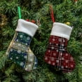 thumbnail image 5 of Red Christmas Stocking Gift Bag 1Pc Cloth Material For Holiday Decorations Tree Ornament Home Mall Hotel Use 6.7X4.7 Inches Size Perfect For Kids Festive 0.02 Pounds, 5 of 5