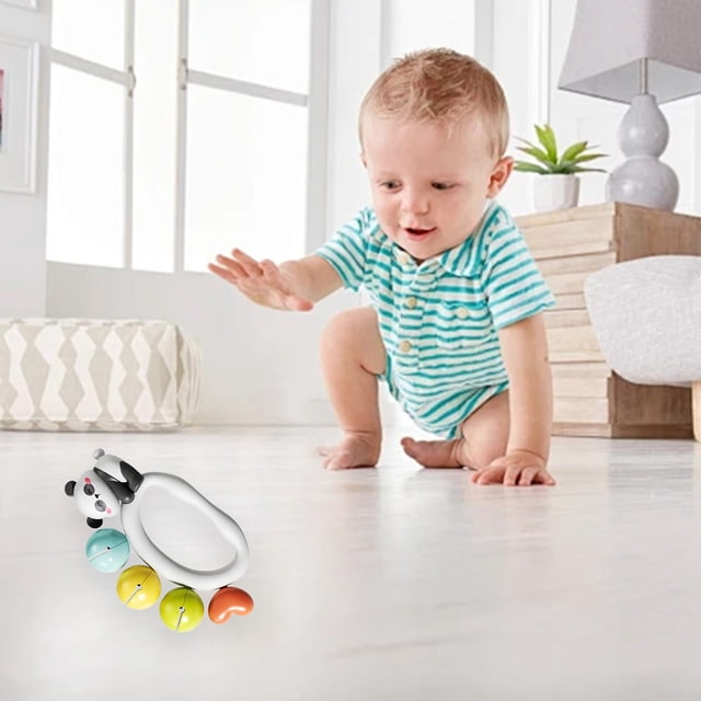 Agiferg Educational Toys Montessori Learning Toys, Multifunctional Infant Sensory Rattle Toy for Early Development Suitable for Babies 0-3 Months with Safe Material and Easily Grip